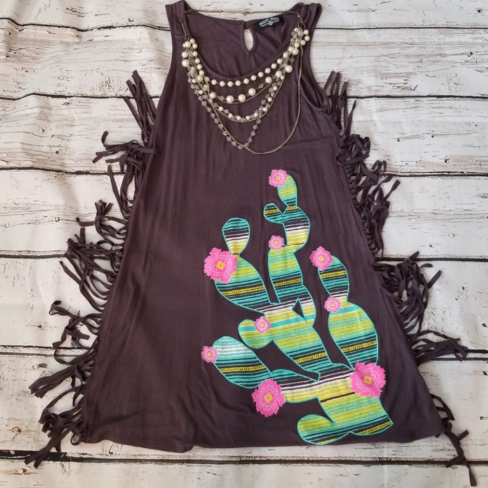 Crazy Train Cactus Dress